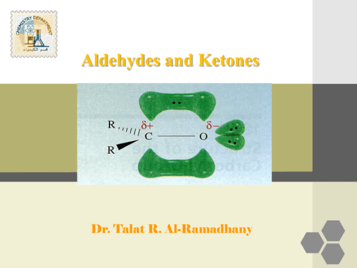 Ketones aldehydes slideshare