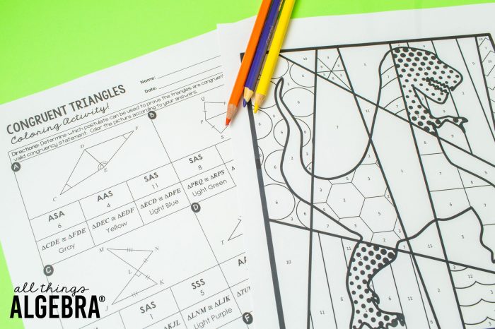 Polynomial equations coloring activity answer key