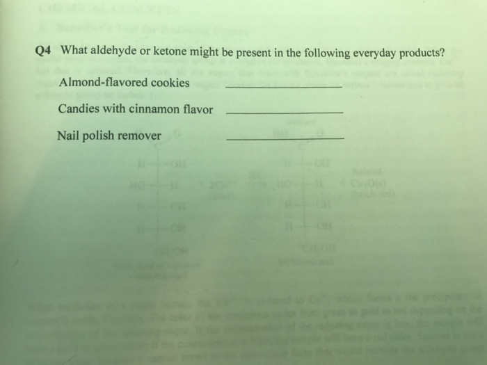 Aldehydes sheet report ketones lab oneclass