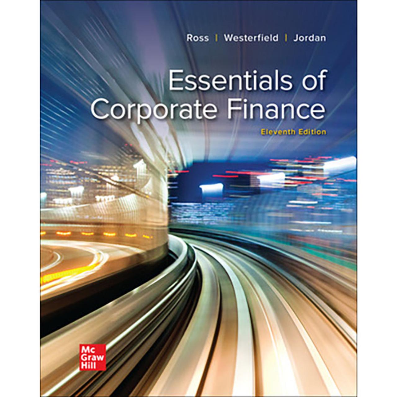 Essentials of corporate finance stephen ross pdf