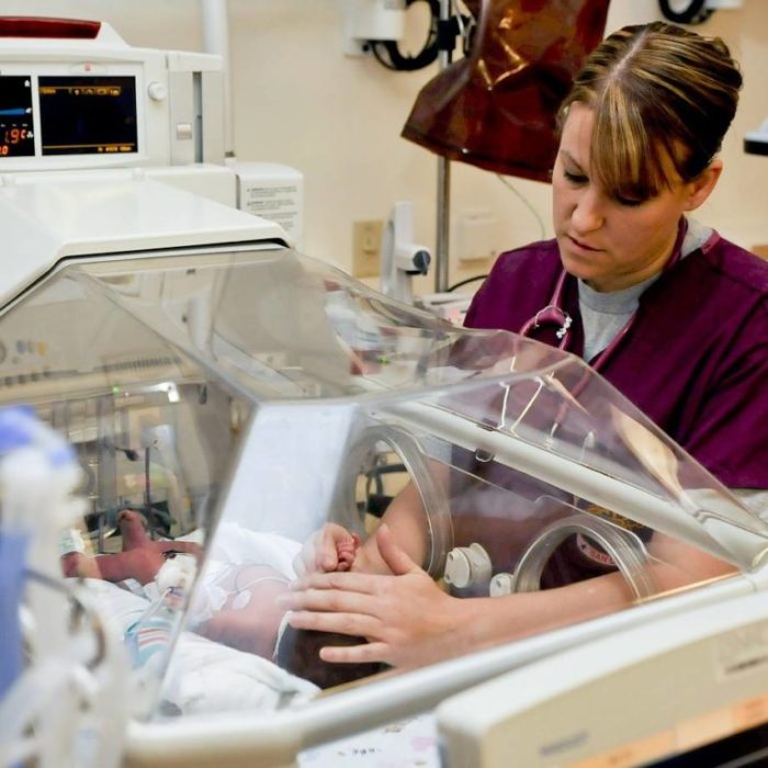 A nurse is caring for a newborn immediately following birth